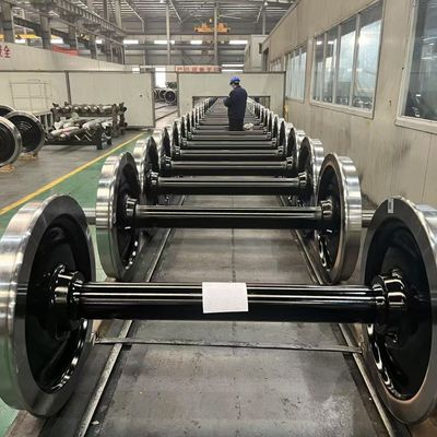 車両用 1000mm 鉄道車輪セット 22.9T 軸積荷車輪セット